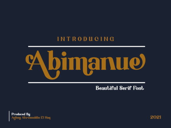 Abimanue: A Strategic Guide to This Cool, Authentic Display Font