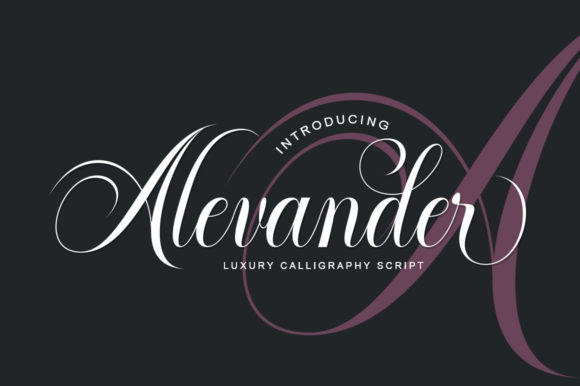 Alevander: The Beautiful Script Font That Elevates Every Design