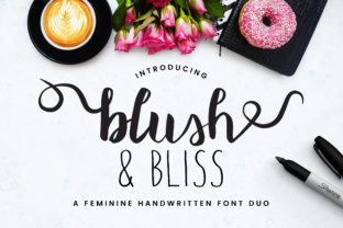 Blush Bliss: A Font Duo for Playful, Professional Design