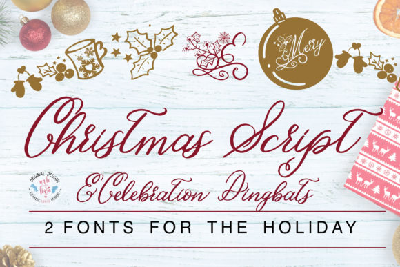 Christmas Duo Script: Elevating Your Holiday Designs with a Festive Font Pairing