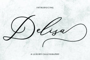 Delisa: The Sweet, Modern Handwritten Font Elevating Personal and Professional Design