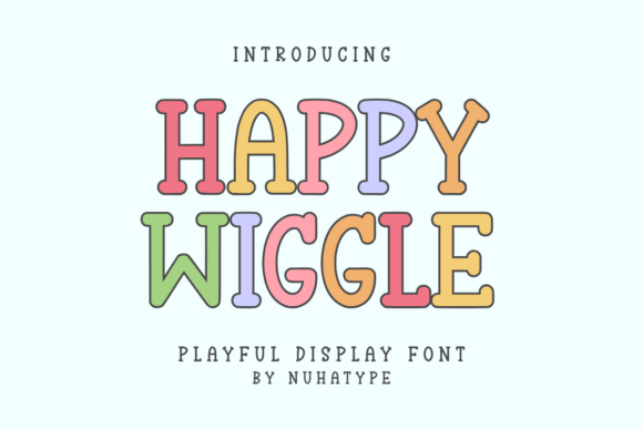 Happy Wiggle: The Elegantly Minimalist Font for Creative Projects