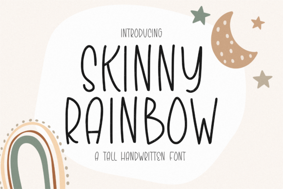 Infusing Playful Whimsy: The Artistic Power of the Skinny Rainbow Font