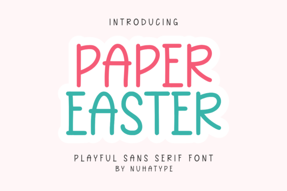 Paper Easter: The Elegantly Minimalist Font for Modern Creativity