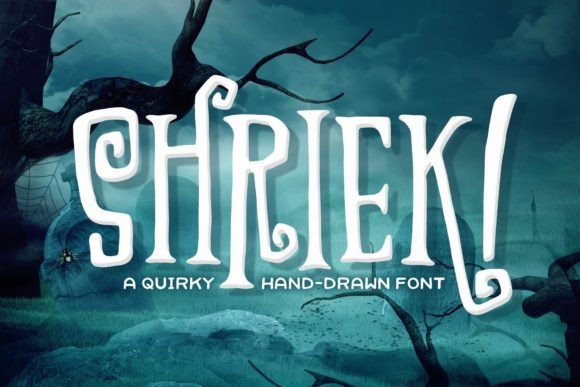 Shriek Font: Elevate Your Halloween Design Projects