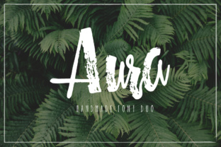 Unlocking the Authenticity of Aura: A Font Duo for Handmade Design